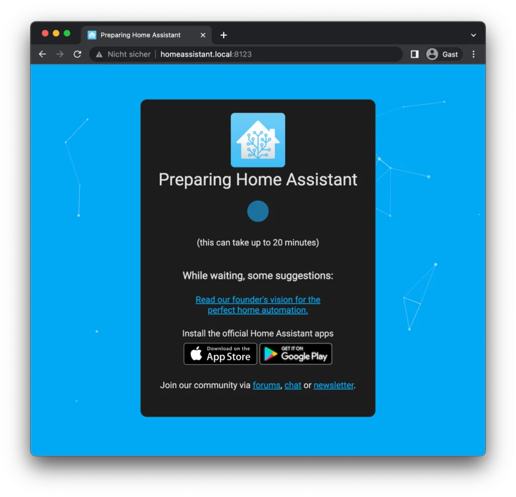 Installing Home Assistant